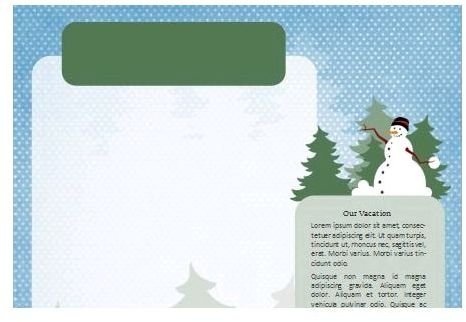 Free Winter Newsletter Templates Download Customize And Use For Your Own Newsletter Projects Bright Hub