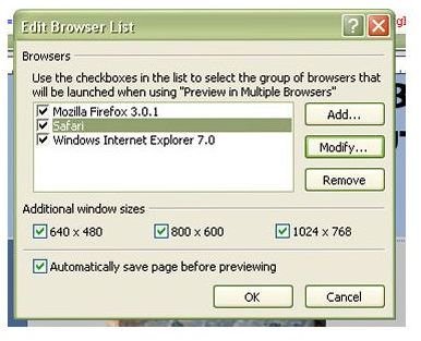 View in Multiple Browsers