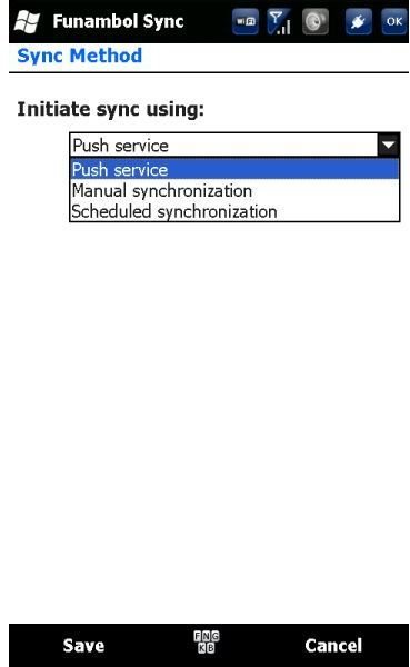 Configure Sync Method