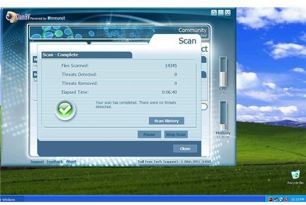 Free Antivirus and Trojan Removers: ClamAV