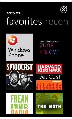 Enjoying the Windows Phone Podcast App