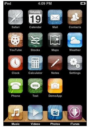 iTouch Home Theme
