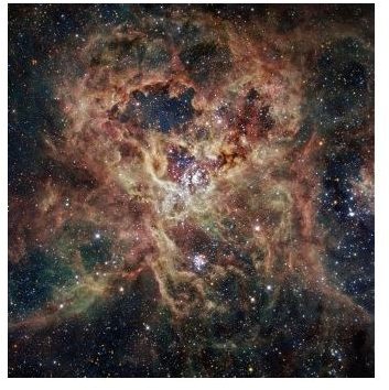 Tarantula Nebula, credit: ESO, IDA, Gendler, Thöne