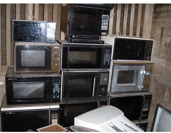 Various types of microwave ovens