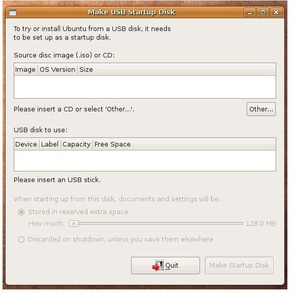 startup disk creator ubuntu