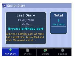 Best BlackBerry App for Daily Logs or Diaries