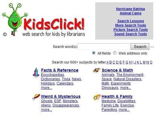 KidsClick! Web Search