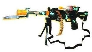 Combat 3 Toy Gun - Electronic Machine Toy Gun