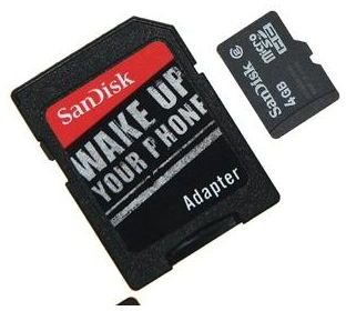 Motorla Triumph memory card