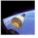 Gemini 6 seen from Gemini 7