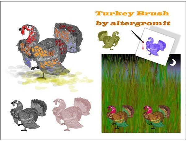 Turkey Brush by altergromit
