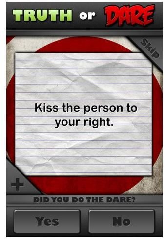 Playing Truth or Dare iPhone Apps