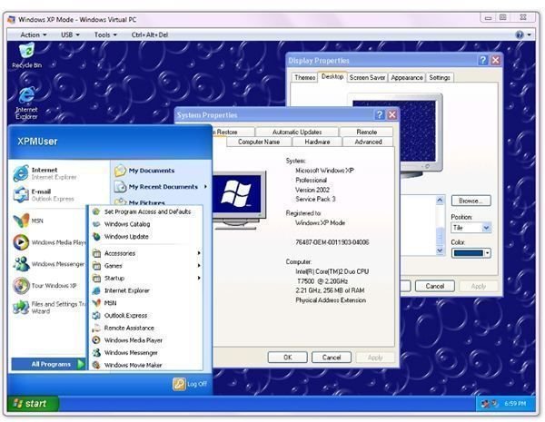 XP Mode in Windows 7