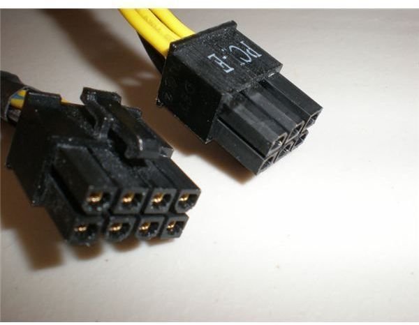 8 Pin And 6 Pin PCI Express Connections