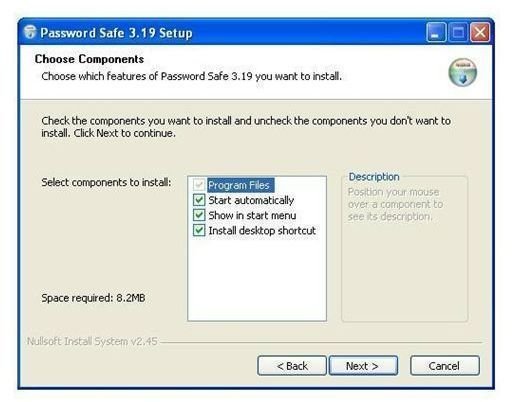 printing passwordsafe passwords