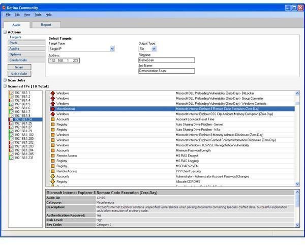 Retina Community Audit