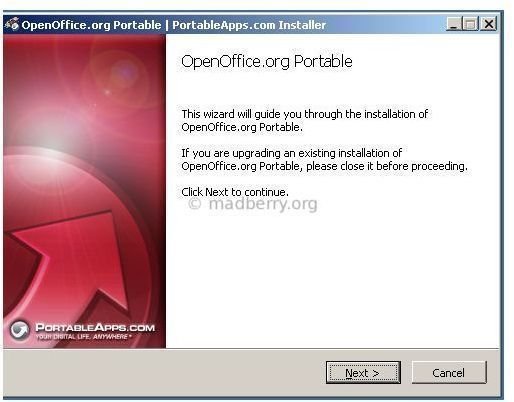 how to download openoffice to a usb stick