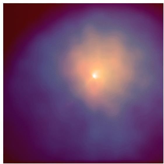 Hubble Image of Comet Hyakutake