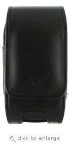 Vertical Executive Universal Leather Case - Black