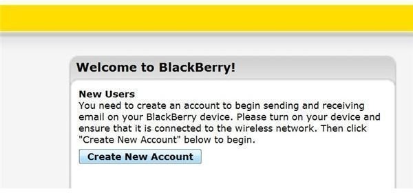Basics of Blackberry Internet Service - Setting up an Account
