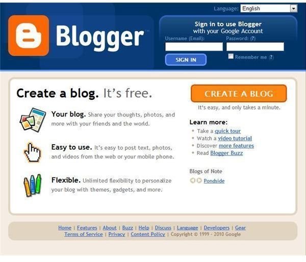 The Top Five Free Family Blog Sites