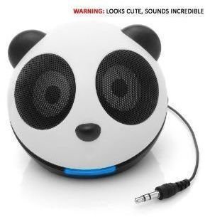 GOgroove Panda Pal High-Powered Portable Laptop and MP3 Speaker System