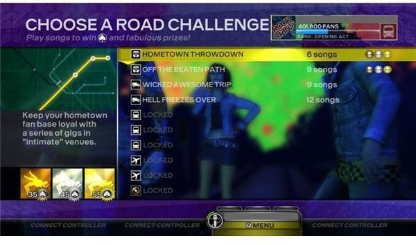 Max out your spades in Rock Band 3's Road Challenge
