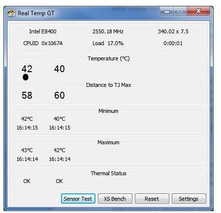 cpu temp monitor windows 10 intel core i3