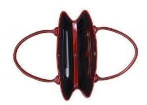 Red purse side angle