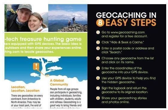Geocache Printables: Brochure