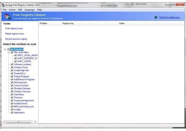 Guide to Using Eusing Registry Cleaner