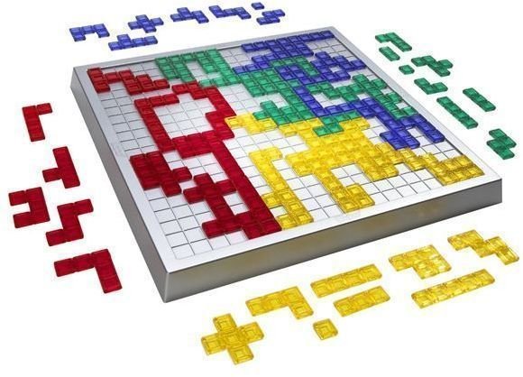 Blokus is a lot of fun to play with one to three family members.