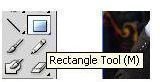 Select the Illustrator rectangle tool