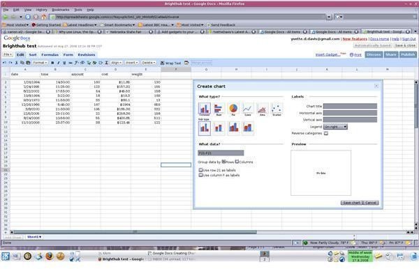 Free Excel Alternative - Google Spreadsheet