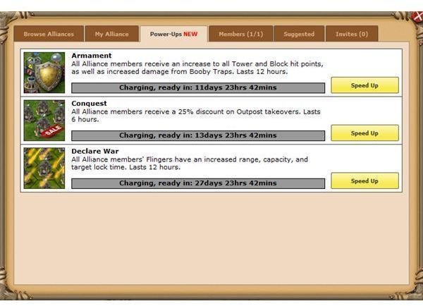 Alliance Power Ups