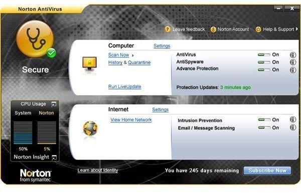 Norton Antivirus 2009 versus Norton Internet Security 2009 versus Norton 360: Part 1