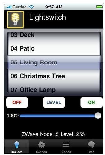 Lightswitch iPhone App