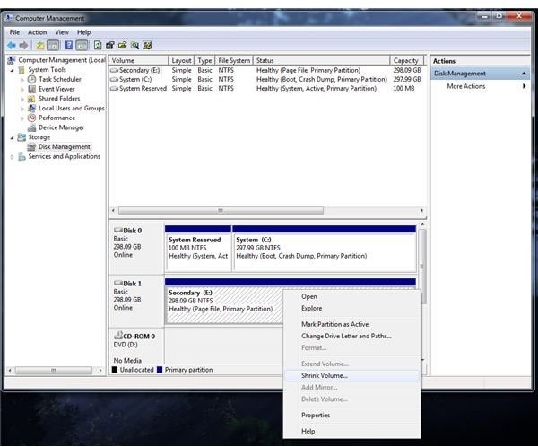 How to Create a Partition on a External Hard Drive: Using the Disk Management Utility