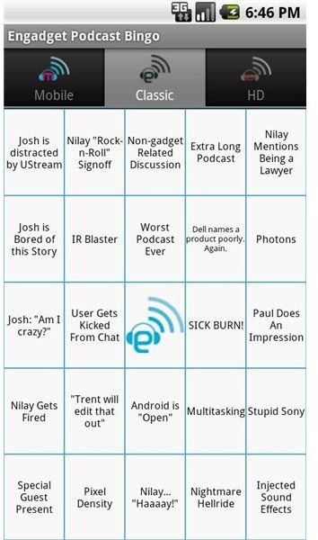 Engadget Podcast Bingo