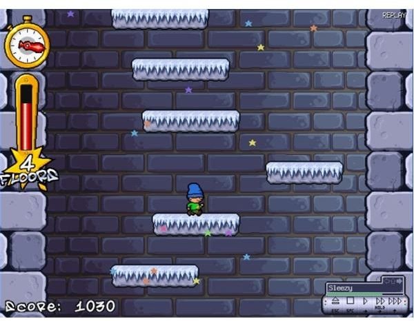 play online icy tower game