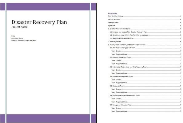 Free Disaster Recovery Plan Template for Project Managers and Business Owners