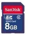 SanDisk 8GB SDHC Memory Card 