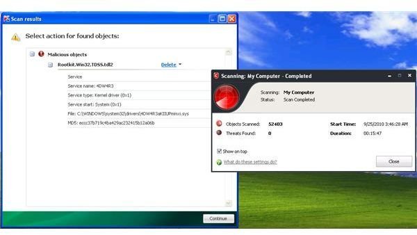 Free antivirus and trojan removers: Comodo