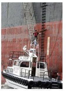 pilot boat and ladder