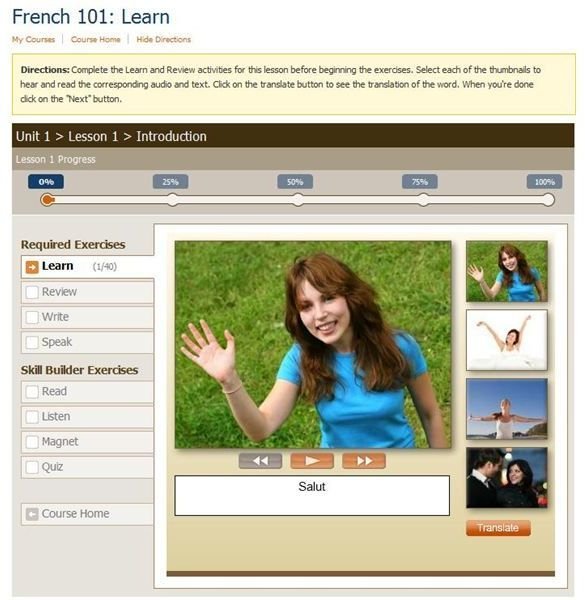 Live Mocha is a nice online option for language learning