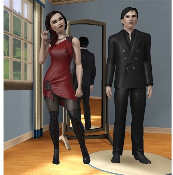 The Sims 3 vampire clothes