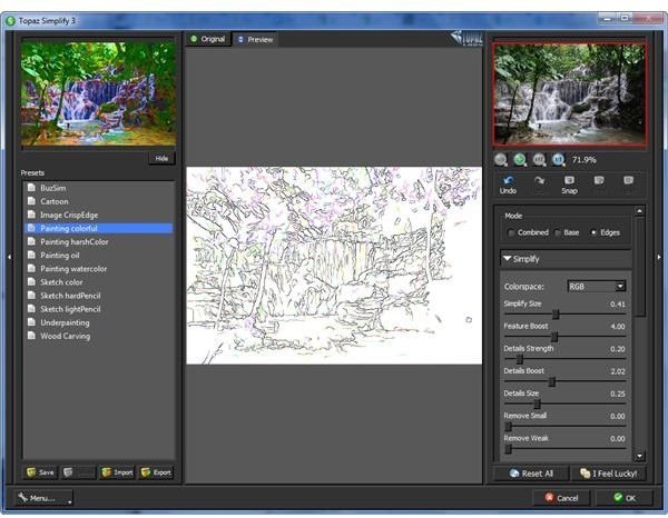 create digital painting with topaz simplify