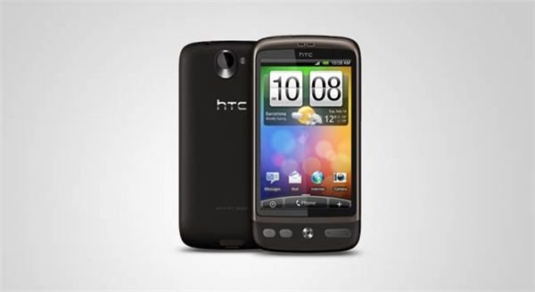 The HTC Desire - on one of the best mobile phone contracts UK