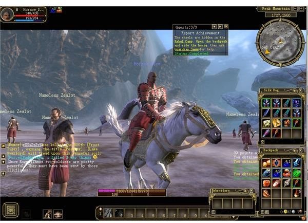 Basic horse mount in the game