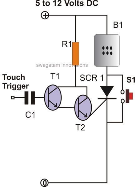 Simple Scr Circuit Diagram